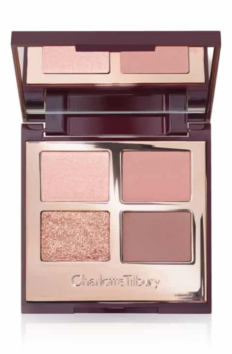 Charlotte Tilbury Eyeshadow, Luxury Palette, Pink Eyeshadow Palette, Charlotte Tilbury Pillow Talk, Pink Eyeshadow Look, Neutral Eyeshadow Palette, Neutral Eyeshadow, Pink Eyeshadow, Luxury Makeup