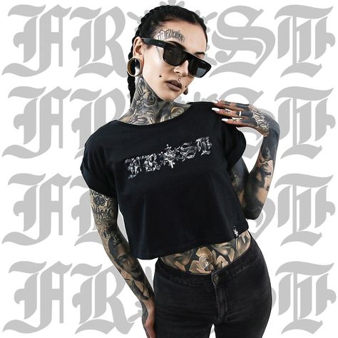 NEW COLLECTION LIVE NOW AT MONAMIFROST.COM  SHOP FOR ALL THIS AND MORE link in my bio!  which one is your favourite??? Coffee Pose, Live Tattoo, Monami Frost, Tattoo Face, Scar Tattoo, Head Tattoo, Tattoed Women, With Tattoo, Face Girl