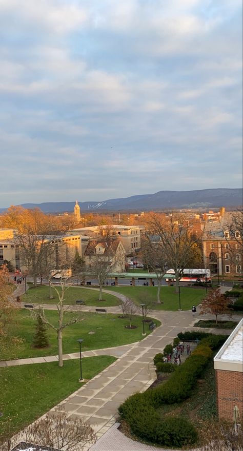 Penn State Campus Aesthetic, Penn State Campus, Pretty College Campus, American College Aesthetic, Upenn Campus, Law Core, College Campus Aesthetic, Miami College, Romanticizing College