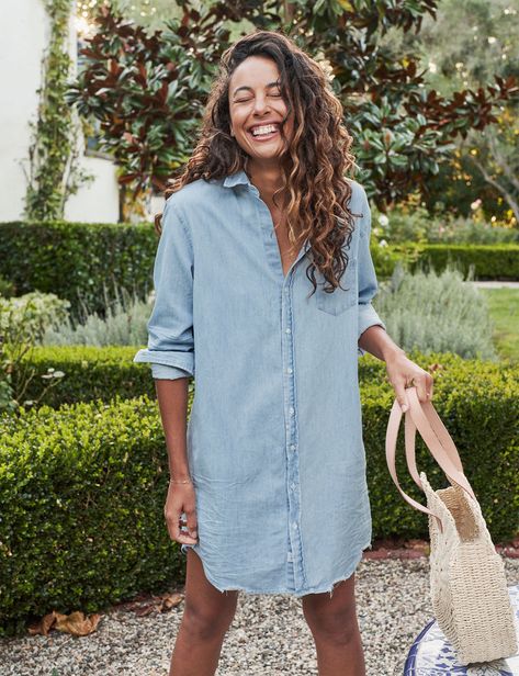 Frank And Eileen Mary Dress, Nantucket Style Clothing, Frank And Eileen, Mary Dress, Classic Shirt Dress, Dress Well, Frank & Eileen, Summer Denim, Cotton Shirt Dress