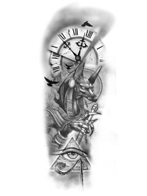 Catrina Tattoo, Egyptian Tattoo Sleeve, Anubis Tattoo, Lion Tattoo Sleeves, Men Tattoos Arm Sleeve, Men Tattoos, Cool Forearm Tattoos, Egyptian Tattoo, Arm Band Tattoo