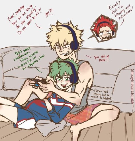 Deku X Bakugo, Baku Deku, Anime Pregnant, Mpreg Anime, Bakugo X Deku, Deku X Kacchan, Bakugou X Midoriya, Anime Cupples, My Hero Academia Shouto