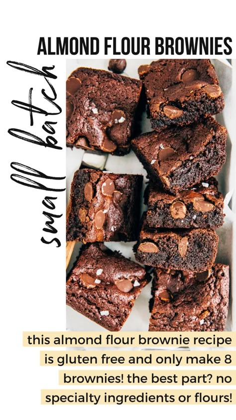 Almond Brownies Recipes, Flour Desserts, Almond Flour Desserts, Make Almond Flour, Gluten Free Brownies Recipe, Almond Flour Brownies, Almond Flour Cakes, Cacao Recipes, Ricotta Cheesecake