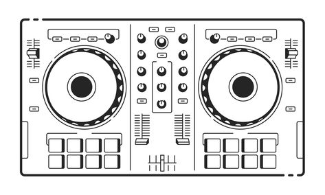 DJ Usb Controller - Download Free Vectors, Clipart Graphics & Vector Art Edm Aesthetic, Dj Board, Dj Tattoo, Dj Stand, Dj Art, Dj Logo, Dj Controller, Magic Land, Abstract Geometric Art