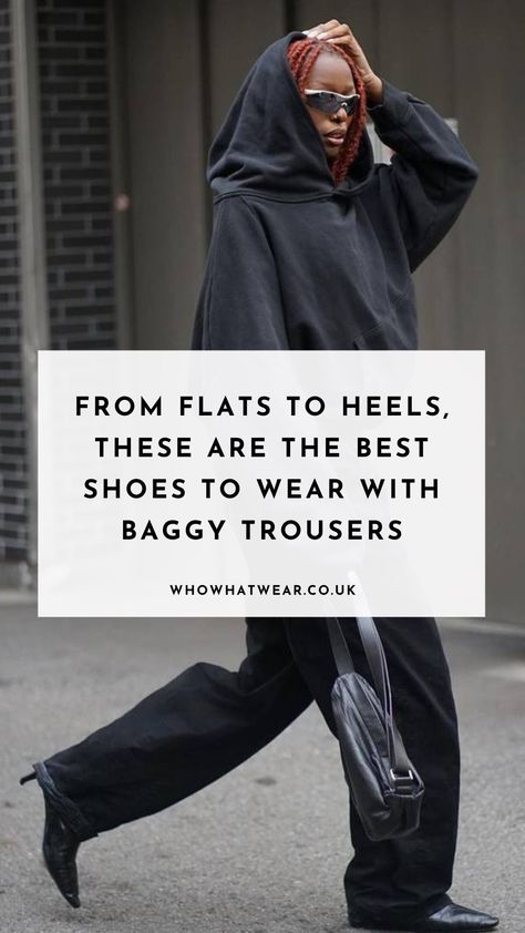 Baggy Trousers Outfit, Pointy Shoes, Trouser Outfit, Effortless Outfit, Baggy Trousers, Best Shoes, Loose Trousers, Oversized Jumper, Chunky Sandals