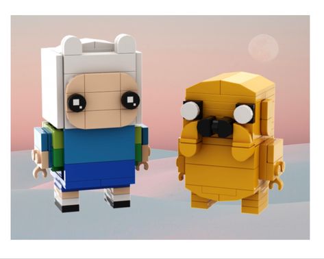 Design by Ploopis Lego Brickheadz, Jake Adventure Time, Adventure Time, Lego, Design