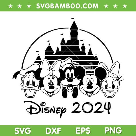 Disney Trip Cricut Projects, Mickey And Friends Svg, Disney Circuit Designs, Disney 2024 Svg, Disney Svg Free Files Cricut, First Disney Trip Svg, Disney Svg Free Files, Disney World Svg, Disney Shirt Svg