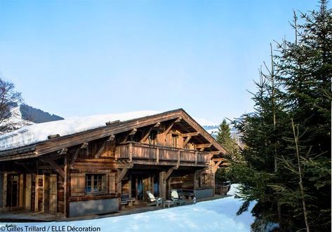 Un chalet typique... mais ultra design - Elle Décoration Chic Chalet, The Gates Of Heaven, Gates Of Heaven, Dream Cottage, Lodge Decor, Timber Frame, Design Vintage, Vintage Design, Dream House