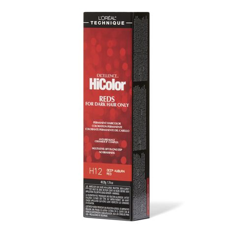 Hicolor Magenta, Loreal Hicolor, Boxed Hair Color, Deep Auburn, Copper Red Hair, Auburn Red, Brown Hair Dye, Colors Hair, Sally Beauty