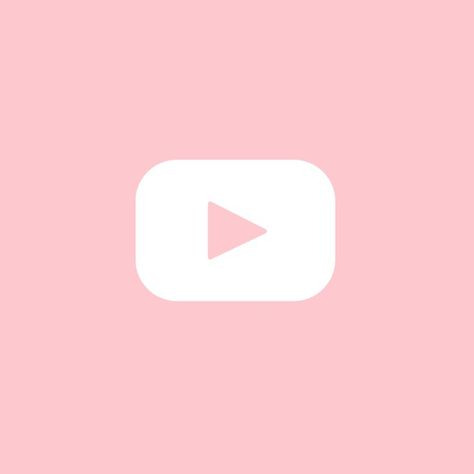 Cute Youtube Icons, Aesthetic Icons For Apps Pink Phone, Baby Pink Wallpaper Iphone, Pink Walpaper, To Do App, Pastel Pink Icons:), Wallpers Pink, Logo Youtube, Iphone Wallpaper Vsco