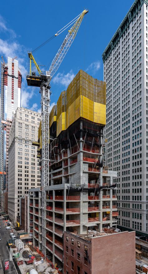 Construction Update: 77 Greenwich — FIELD CONDITION Buildings Under Construction, Construction Site Aesthetic, One Of Us Is Next, Living So Good, Apartment Construction, Today Wallpaper, Construction Flyer, Construction Pictures, Development Aesthetic