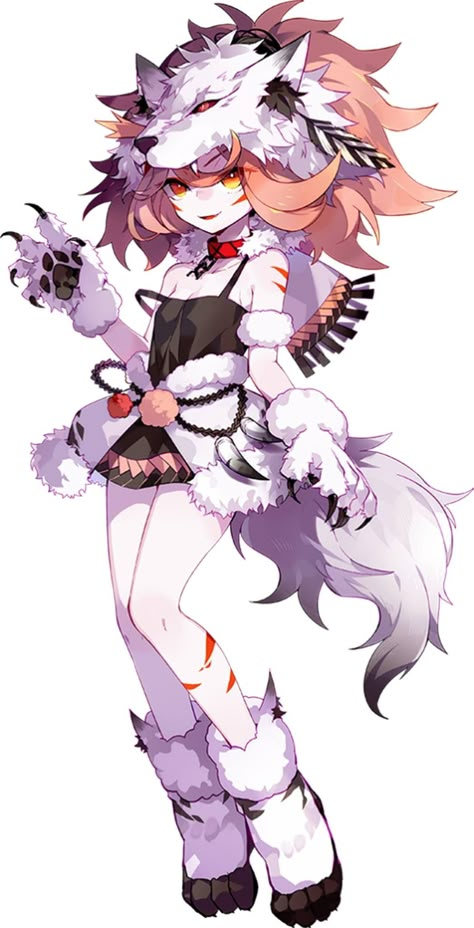 Wolf Girl, Anime Wolf, Anime Animals, Monster Girls, 영감을 주는 캐릭터, Monster Girl, Female Character Design, Fantasy Character Design, An Anime