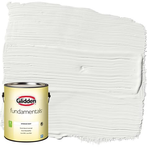 Glidden Fundamentals Interior Paint White / , Semi-Gloss, 1 Gallon - Walmart.com Walmart Paint Colors, Boogie Concert, Walmart Paint, Gray Rooms, Paint Tools, Exterior House Paint, Interior Wall Paint, Door Colors, Paint Thinner