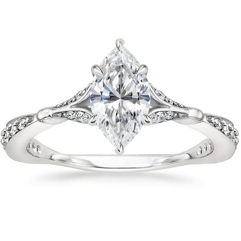 Build Your Own Engagement Ring - Engagement Ring Settings | Brilliant Earth Marquee Diamond Rings, Brilliant Earth Rings, Unique Engagement Ring Settings, Celtic Wedding Rings, Bridesmaid Jewelry Sets, Engagement Rings Platinum, Bridal Ring Sets, Diamond Engagement Ring Set, Ladies Diamond Rings