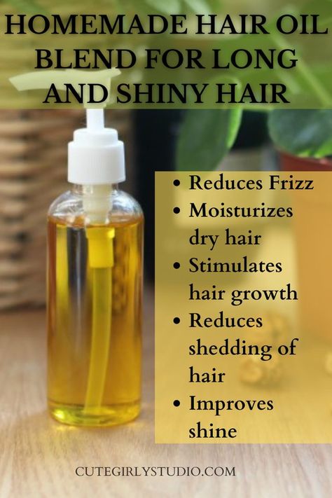 The Powerful Benefits of Homemade Hair Oil For A Healthy Hair Hair Thickening Oil, Growing Long Hair, Diy Hair Growth Oil, Hair Growth Oil Recipe, Homemade Hair Oil, Long Hair Fast, Hair Oil Recipe, Diy Hair Oil, Oil For Curly Hair