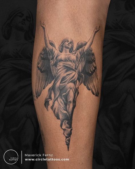 Circle Tattoo, Sharpie Tattoos, Half Sleeve Tattoos For Guys, Angel Tattoo Designs, Religious Tattoos, Greek Tattoos, Small Tattoos For Guys, Badass Tattoos, Hand Tattoos For Guys