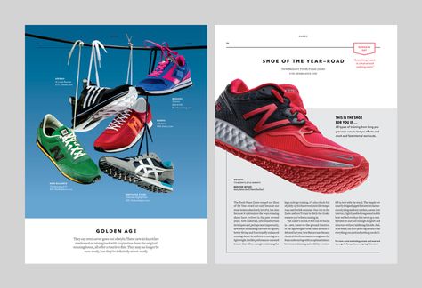 Catalog Design Layout, Running Magazine, Sneaker Magazine, Magazine Layout Design, Magazine Cover Design, 50 Million, Publication Design, Clothing Catalog, Catalog Design