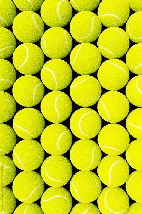 Yellow Tennis Balls Background made of new fresh balls. Flat lay design Tennis Ball Background, Tennis Background Wallpapers, Wallpaper Tenis, Tennis Background, Tennis Wallpaper, Tennis Net, Tennis Photos, Ball Aesthetic, Sports Balls