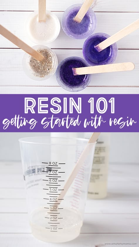 Resin 101: Getting Started with Resin | artsy-fartsy mama First Resin Project, Resin Step By Step, Mexican Resin Art, Best Resin For Jewelry, Different Types Of Resin, How To Make Resin Magnets, How To Start A Resin Business, Things To Make With Resin To Sell, Resin Designs Ideas