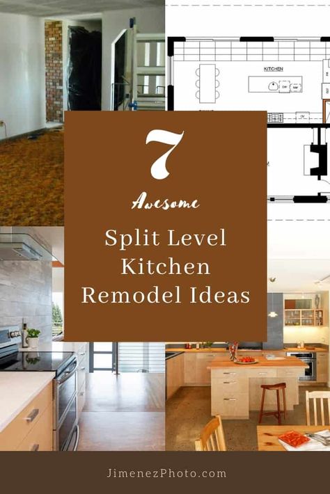 Split Level Kitchen Remodel Open Concept, Split Level Decorating, Tri Level Remodel, Split Level House Remodels, Raised Ranch Kitchen, Split Level Home Designs, Raised Ranch Remodel, Split Level Kitchen, Split Level Kitchen Remodel