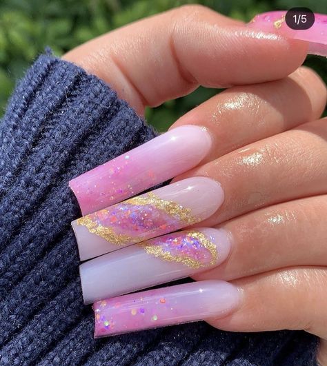 Geode Nails, Pink Geode, Acrylic Toes, Colored Acrylic Nails, Long Acrylic Nails Coffin, Long Square Acrylic Nails, Acrylic Nails Coffin, Square Acrylic Nails, Birthday Nails