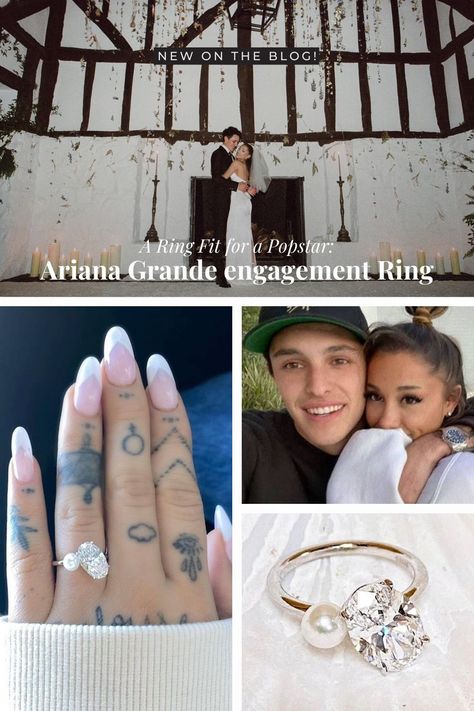 Ariana Grande Engagement Ring Ariana Grande Engagement Ring Pete, Ariana Grande Wedding Ring, Selena Gomez Engagement Ring, Ariana Grande Engagement Ring, Ariana Grande Engagement, Ariana Grande Ring, Engagement Ring With Pearl, Ring With Pearl, Most Beautiful Engagement Rings