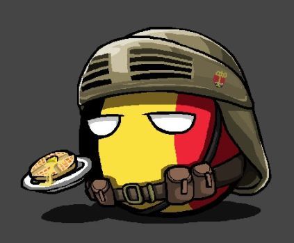 Belgium during WWI + Waffles by KaliningradGeneral Countryballs Art, Countryballs Comics, Poland Ball, Country Ball, Country Jokes, Country Balls, Country Memes, Scp Foundation, Country Humor