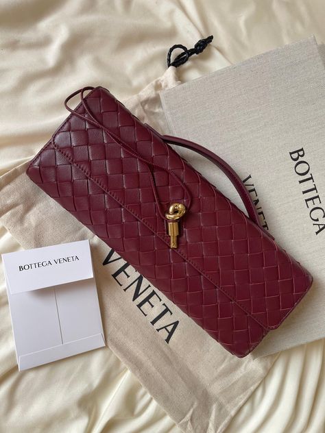 Burgundy Bottega Bag, Venetta Bottega Bags, Burgundy Bag Aesthetic, Dhgate Finds, Beige Aesthetics, Bottega Bag, Burgundy Bag, Expensive Bag, Bottega Veneta Bag