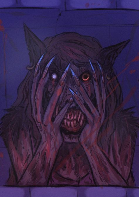 werewolf transformation horror a5 art print, wolf beast, creature, hotline miami, cryptid Werewolf Horror Art, Old Werewolf Art, Werewolf Mid Transformation, Werewolf Body Horror, Wolf Cryptid, Monster Transformation Art, Werewolf Art Transformation, Werewolf Transformation Art, Werewolf Base