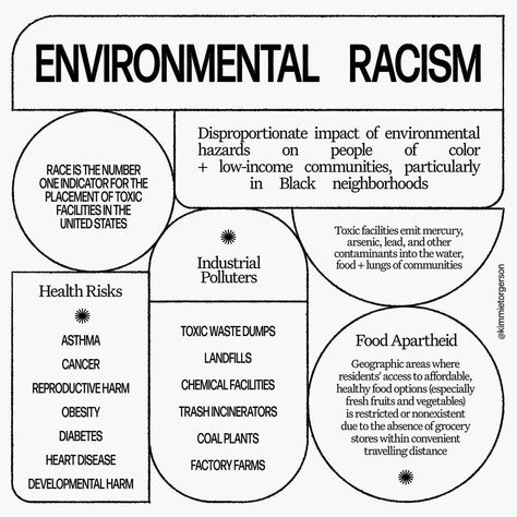 IE on Instagram: “If you ever encounter a professor, friend or colleague who might need help understanding why race should be examined when discussing…” Anti Capitalism, Intentional Community, Environmental Justice, Environmental Education, Intersectional Feminism, Image Bank, Environmental Issues, Health Risks, Environmental Science