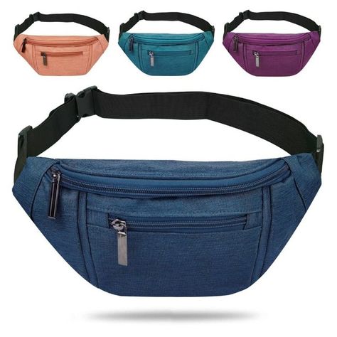 ,Easy Carry Any Phone,Wallet (Dark Blue) Now: $19.99 #fannypack #crossbodybag #waistbag #beltbag #wallet Running Waist Pack, Head Phones, Leather Waist Bag, Fanny Bag, Bag For Travel, Leather Sling Bag, Bag Pack, Leather Fanny Pack, Belt Purse