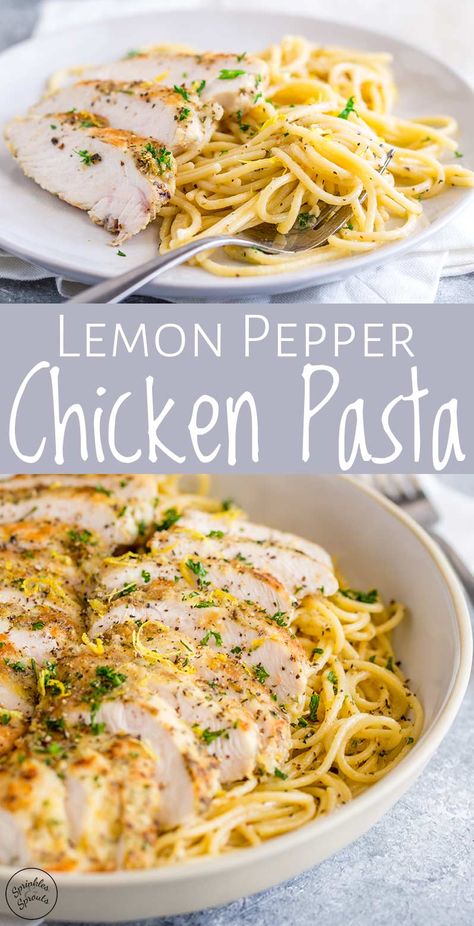 Easy Chicken Dinner Healthy Quick, Lemon Pepper Chicken Side Dishes, Lemon Chicken Sides, Chicken Pasta Recipes Easy Quick Dinner, Lemon Pepper Pasta Recipes, Inexpensive Meals For 4, Easy Meals For Family Of 4, Easy Weeknight Dinners For Kids, Meals To Make With Chicken Breast