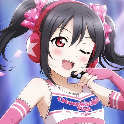 love live school idol festival μ's icon pfp Love Live Pfp, Nico Nico Nii, Love Live Icons, Angel Bunny, Nico Yazawa, Literally Me Characters, Demon Wolf, Losing Interest, Vtuber Fanart