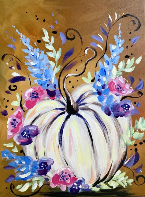 Join us for an evening of creativity and fun at Max Taps Co. in Highlands Ranch! Local artist Michelle Smith will be leading a Paint Nite event where you can unleash your inner artist while sipping on delicious craft beer. Michelle will guide you step-by-step in creating a beautiful painting that you can proudly display in your home. No experience is necessary, just come ready to have a great time and discover your hidden talents. Grab your friends and join us for a night of painting, drinks, and good company at Max Taps Co.! Purple Painted Pumpkins, November Paint And Sip Ideas, Fun Paint Night Ideas, Fall Paint And Sip Ideas, November Painting Ideas, Easy Fall Paintings For Beginners, Fall Painting Ideas Easy, Cute Fall Paintings, Simple Fall Paintings