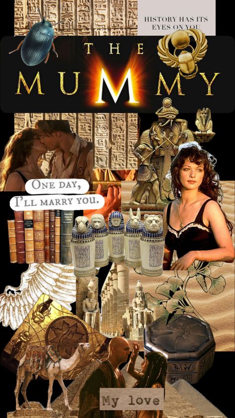 The Mummy Aesthetic, Mummy Aesthetic, Arnold Vosloo, Manifest Vision Board, The Mummy 1999, Mummy Movie, Scenes From Movies, Monster Movies, Brendan Fraser