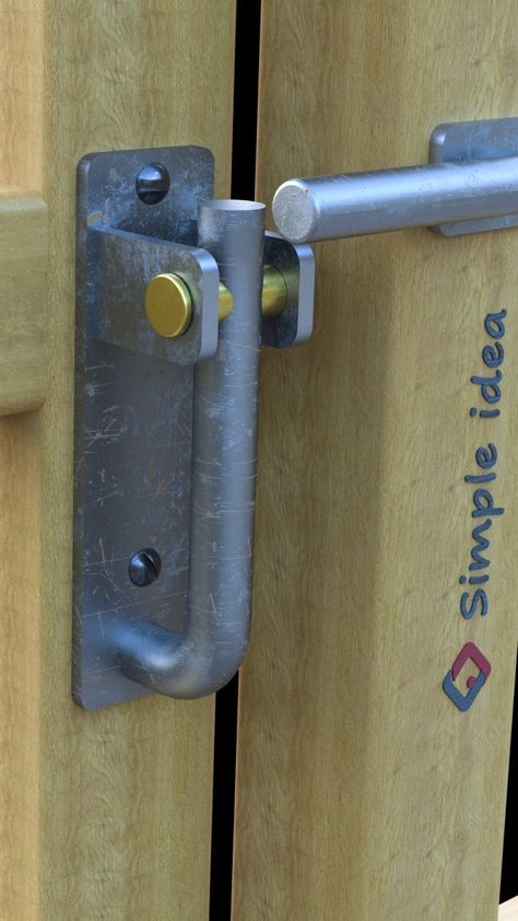 Simple idea | TOP 10 Simple Automatic Gate Latch (Lock) Ideas #TOP10 #Simple #Automatic #Gate #Latch #Lock #Ideas | Instagram Gate Latch Ideas, Sliding Gate Lock, Automatic Sliding Gate, Fence Gate Design, Gate Locks, Gate Latch, Hunting Blinds, Sliding Gate, Slide Lock