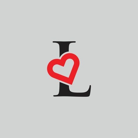 L E Logo Design, Letter L Font Design, The Letter L Design, L Alphabet Design, L Letter Design Art, L With A Heart, L Design Letter, I Heart L, L Logo Design Letter