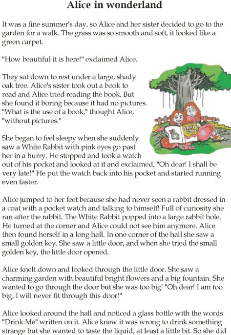 Grade 5 Reading Lesson 25 Short Stories – The Barber’s Alice In Wonderland Story Book, English Reading Short Stories Grade 5, Small English Story, Grade 5 Reading, English Story Books, English Poems For Kids, Stories With Moral Lessons, English Moral Stories, English Poems