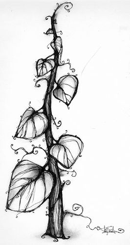 Bean Stalk Beanstalk Drawing, Childhood Drawing, Bean Stalk, Color Art Lessons, Vine Drawing, Plant Sketches, Magical Tree, Easy Love Drawings, Art Centre