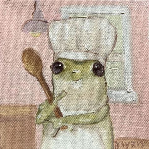 Kermit The Frog Painting, Coquette Paintings, Frogs Painting, Painting Icon, Frog Poster, Coquette Art, Ap Drawing, Cute Lamb, Candy Stickers