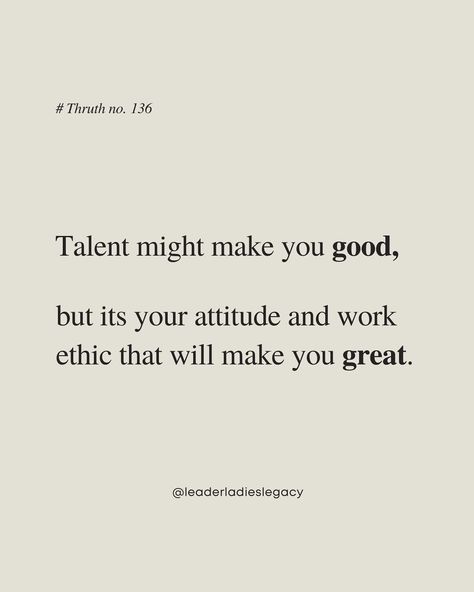 📥 𝗦𝗔𝗩𝗘 this reminder for later! ➝ Follow @leaderladieslegacy #Womenwhohustle #claimit #bossladymindset #worthy #reelsmotivation #dontsettle #confidentwomen #workonyourself #authenticliving #reelsmotivation #confidenceboost #dontsettleforless #workonyourself How to change your life | how to be better | me in next 5 years | future plans | self made millionaire | how to become great | how to achieve greatness | work ethic Self Achievement Quote, Staying Positive At Work, Quotes On Work Ethic, Poor Work Ethic Quotes, Poor Work Ethics Quotes, Hostel Quotes, Work Attitude Quotes, Self Made Quotes, Work Ethic Quotes