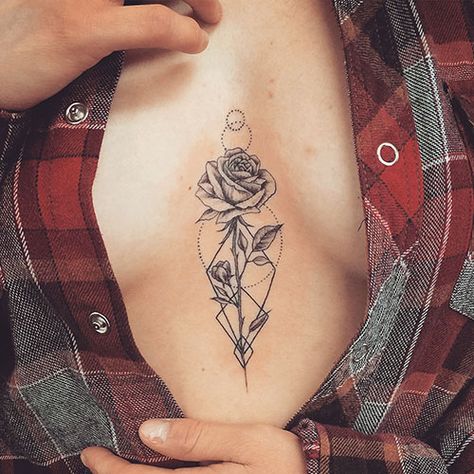 Underboob Tattoos, Sternum Tattoos, Underboob Tattoo Designs, Underboob Tattoo, Cool Chest Tattoos, Pieces Tattoo, Chest Tattoos For Women, Chest Piece Tattoos, Inspiration Tattoos