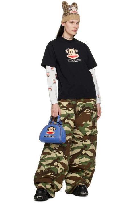 the new Paul Frank & MadeMe collection goes hard Paul Frank Outfit, Paul Frank Clothes, Paul Frank Y2k, Paul Frank Monkey, Unisex Outfits, Aesthetics Fashion, Graphic Clothing, Minimalist Fashion Men, My Style Outfits