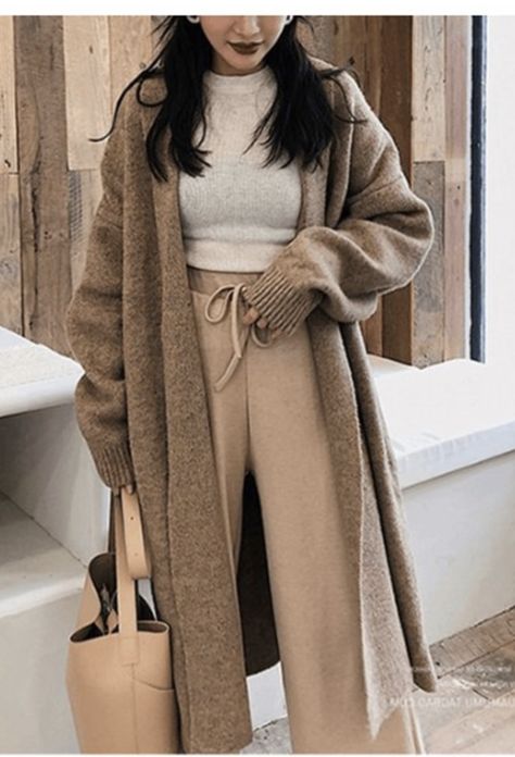 Fall 2020 Styles Knitted Cardigans, Loose Cardigan, Solid Sweaters, Long Sweater, Solid Clothes, Hot Dress, Boho Vibe, Long Sweaters, Knitwear Women