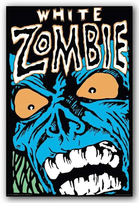 White zombie Rob Zombie Art, Sheri Moon, Sheri Moon Zombie, Image Halloween, White Zombie, Heavy Metal Art, Zombie Art, Arte Punk, Zombie 2