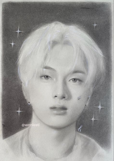 #jay #enhypen #kpop #fanart #pencildrawing Jay Sketch Enhypen, Jay Enhypen Drawing, Enhypen Painting Ideas, Enhypen Jay Fanart, Jay Sketch, Jay Drawing, Jay Fanart, Celebrities Drawings, Enhypen Fan Art