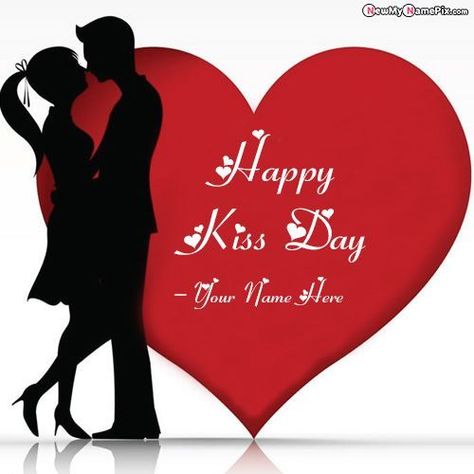 2022 Happy Kiss Day Wishes And Greeting Photo With Your Name Here Cards Create Online, My Name Write Best Collection Latest Happy Kissing Day Celebration Most Popular Romantic Images Editing Tools Option, Beautiful Kiss Day Wish You BF or Gf Name Generator Application HD Wallpapers Download. Happy Kiss Day Photo, Kiss Day Photos, Happy Kiss Day Wishes, Happy Kiss Day Images, Kiss Day Images, Happy Kiss Day, Teddy Photos, Valentine Day Week, Happy Valentines Day Wishes