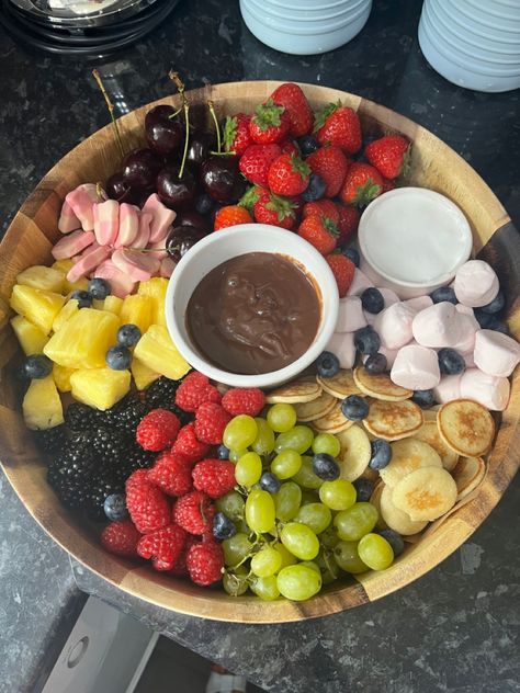 Sweets And Fruit Platter, Fruit And Sweets Platter, Chocolate Fondue Fruit Platter, Chocolate Dip Board, Chocolate Fondue Platter, Fruit And Dip Board, Fruit Platter With Chocolate Dip, Fruit Chocolate Platter, Fruit And Chocolate Board