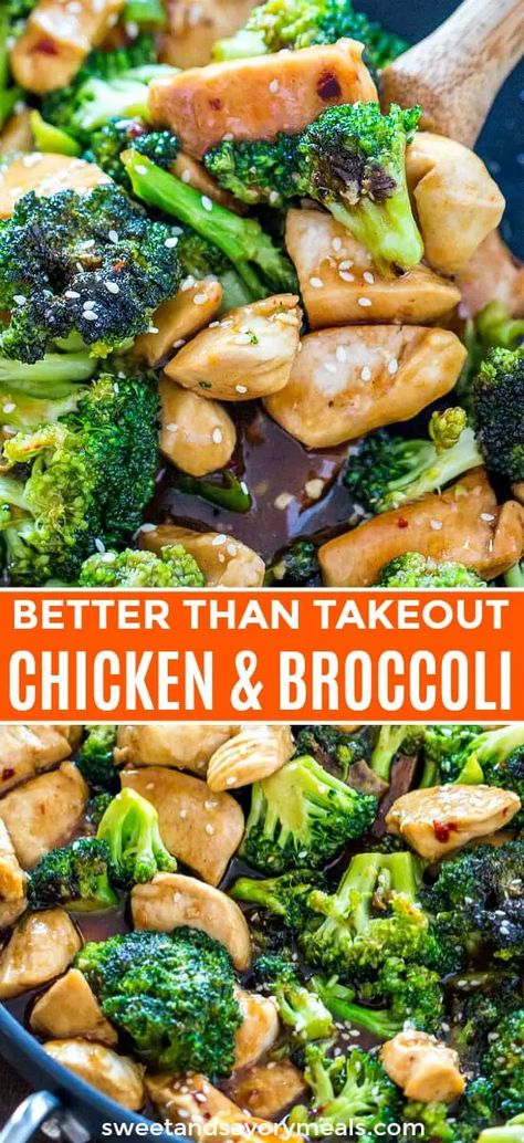 Chinese Food Chicken And Broccoli, Homemade Chicken And Broccoli Chinese, Easy Chicken With Broccoli Recipes, Best Chicken And Broccoli Recipes, Chicken And Broccoli Stir Fry, Asian Broccoli, Chicken Broccoli Stir Fry, Asian Dinner, Sweet Video