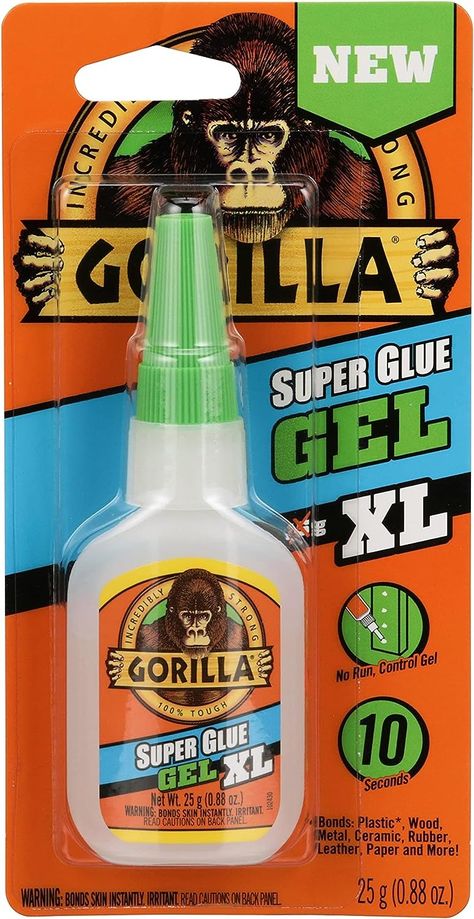 Amazon.com: Gorilla Super Glue Gel XL, 25 Gram, Clear, (Pack of 1) : Industrial & Scientific School Supply Store, Gorilla Glue, School Supplies Shopping, Glue Pen, Clear Glue, Adhesive Glue, Super Glue, Pens Pencils, Duct Tape